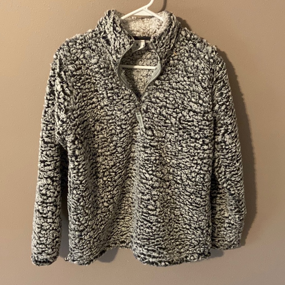 Soft Fleece Pullover, Size Medium - image 1